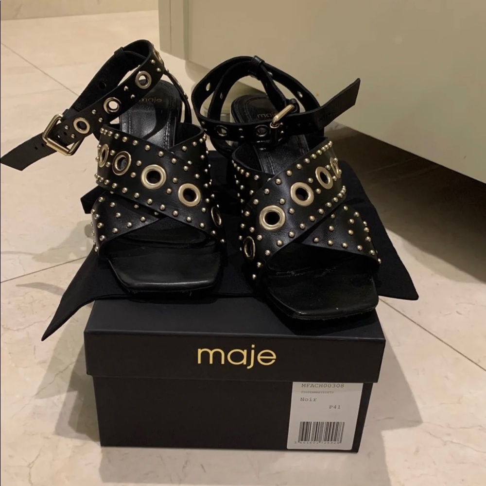Maje stud heels